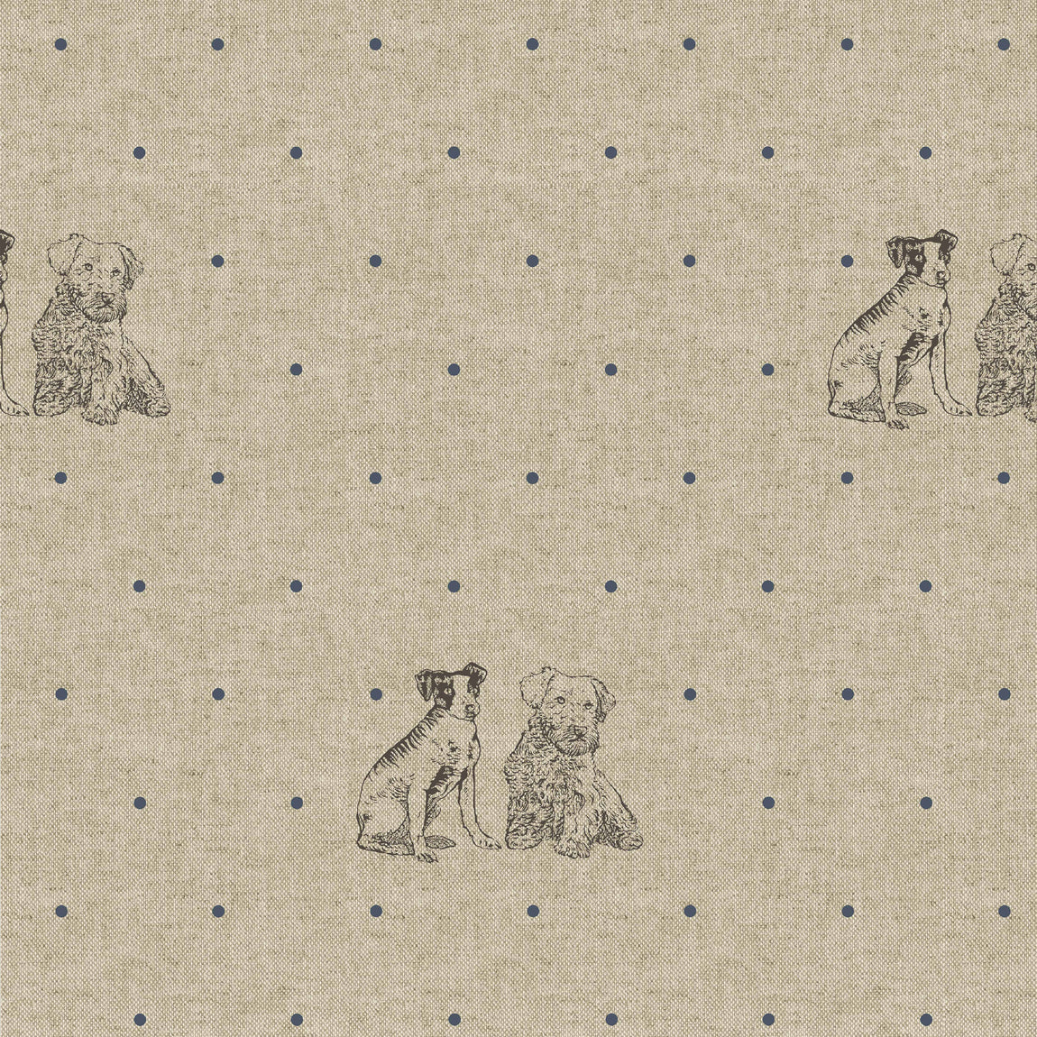 Emily Bond Millie Made to Measure Blackout Roller Blind Indigo