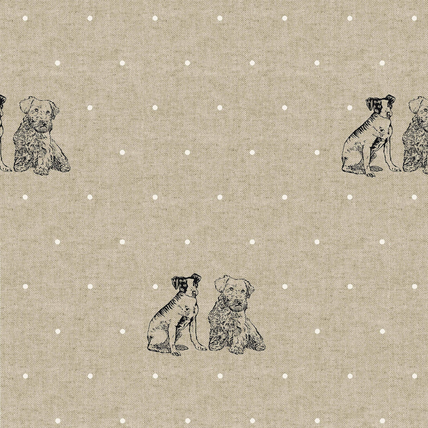 Emily Bond Millie Made to Measure Blackout Roller Blind Linen