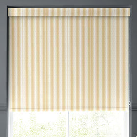 Emily Bond Oscar Stripe Made to Measure Blackout Roller Blind Gold