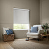 Emily Bond Oscar Stripe Translucent Made to Measure Roller Blind Indigo