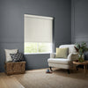 Emily Bond Oscar Stripe Made to Measure Blackout Roller Blind Pebble