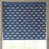 Emily Bond Peggy Translucent Made to Measure Roller Blind Indigo