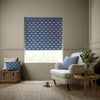 Emily Bond Peggy Translucent Made to Measure Roller Blind Indigo