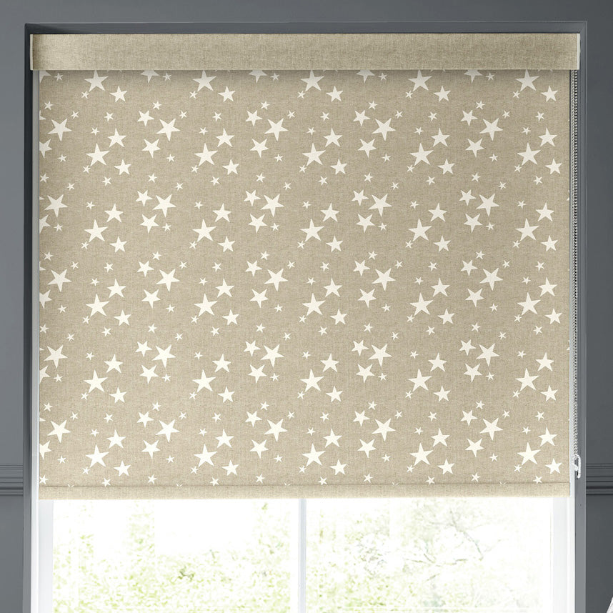 Emily Bond St Maws Translucent Made to Measure Roller Blind Linen