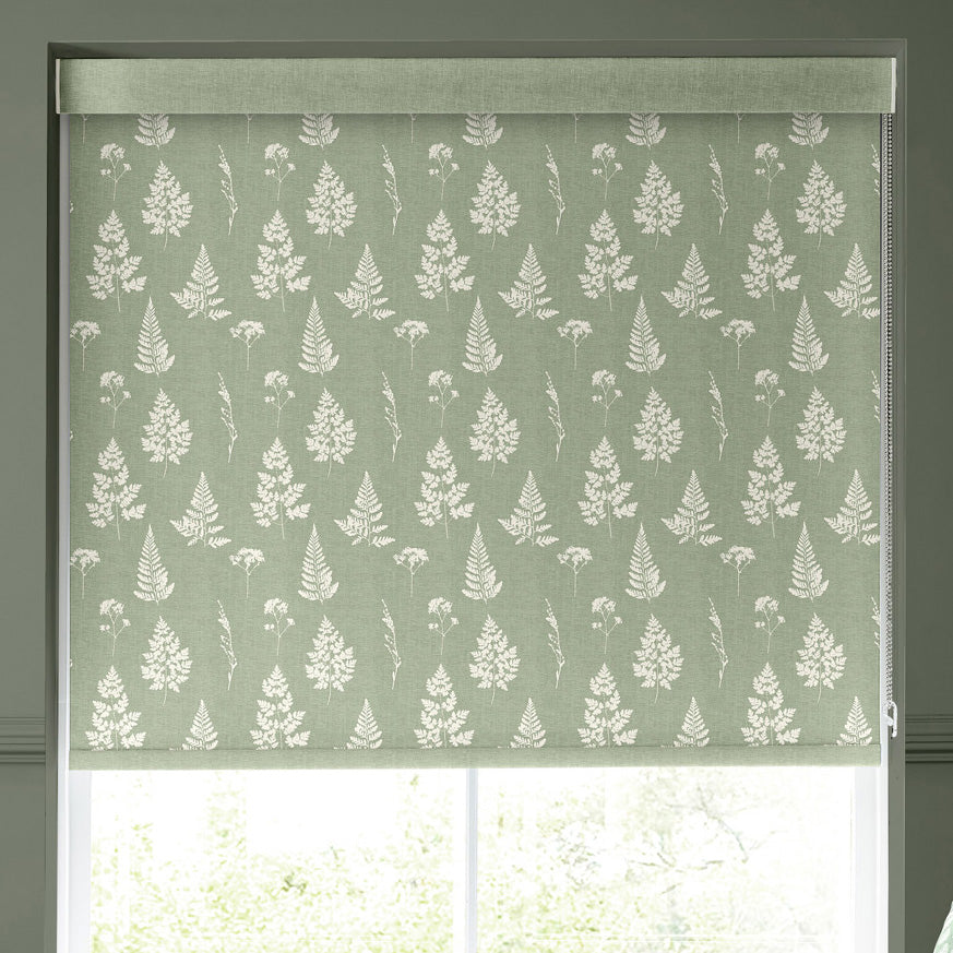 Emily Bond Tynesfield Made to Measure Blackout Roller Blind Sage