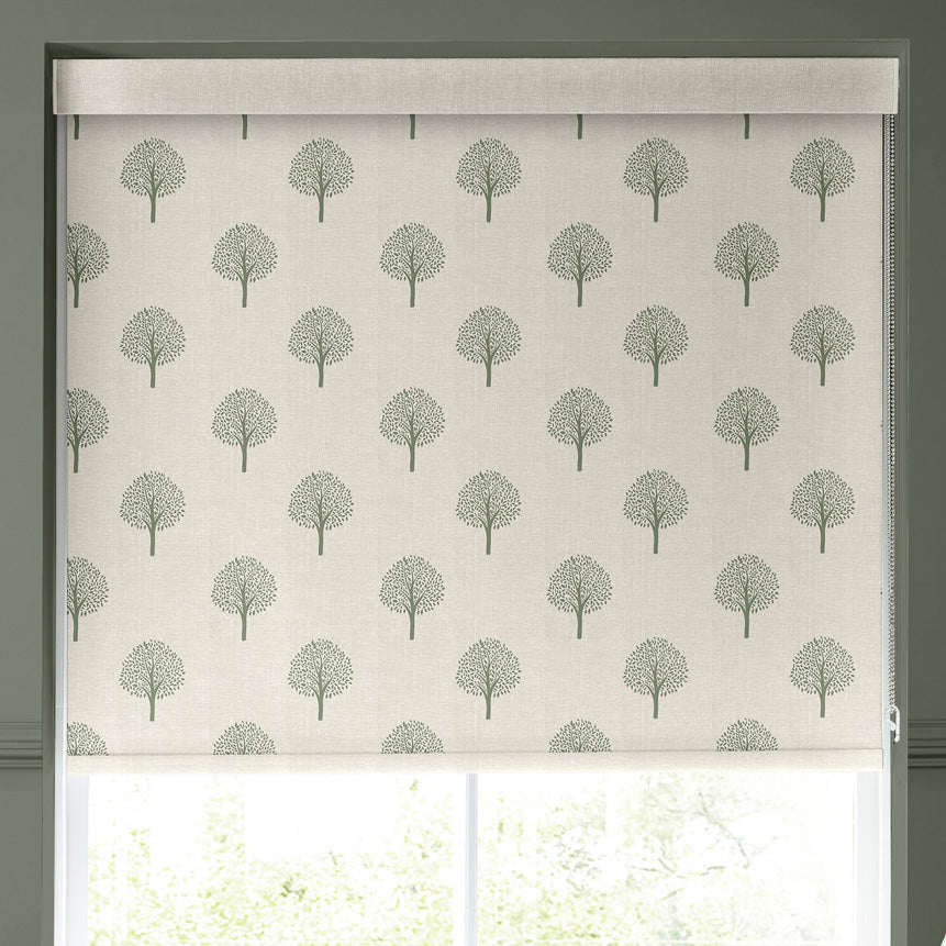 Emily Bond Yew Tree Translucent Made to Measure Roller Blind Fern