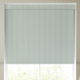 Emily Bond Cornish Stripe Blackout Made To Measure Roller Blind Duckegg
