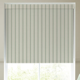 Emily Bond Cornish Stripe Blackout Made To Measure Roller Blind Fern