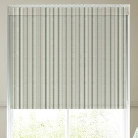 Emily Bond Cornish Stripe Blackout Made To Measure Roller Blind Fern