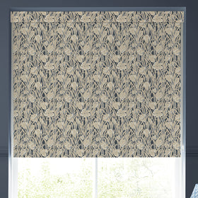 Emily Bond Crocus Blackout Made To Measure Roller Blind Indigo