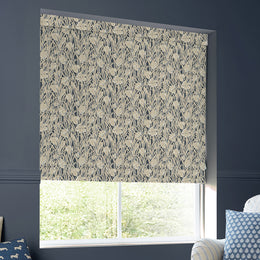 Emily Bond Crocus Translucent Made To Measure Roller Blind Indigo