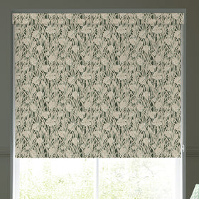 Emily Bond Crocus Blackout Made To Measure Roller Blind Green