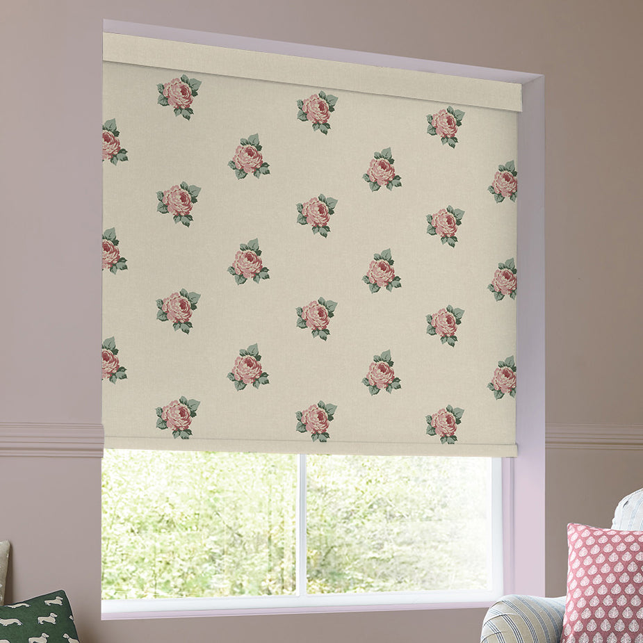 Emily Bond Emily Rose Translucent Made To Measure Roller Blind Rouge