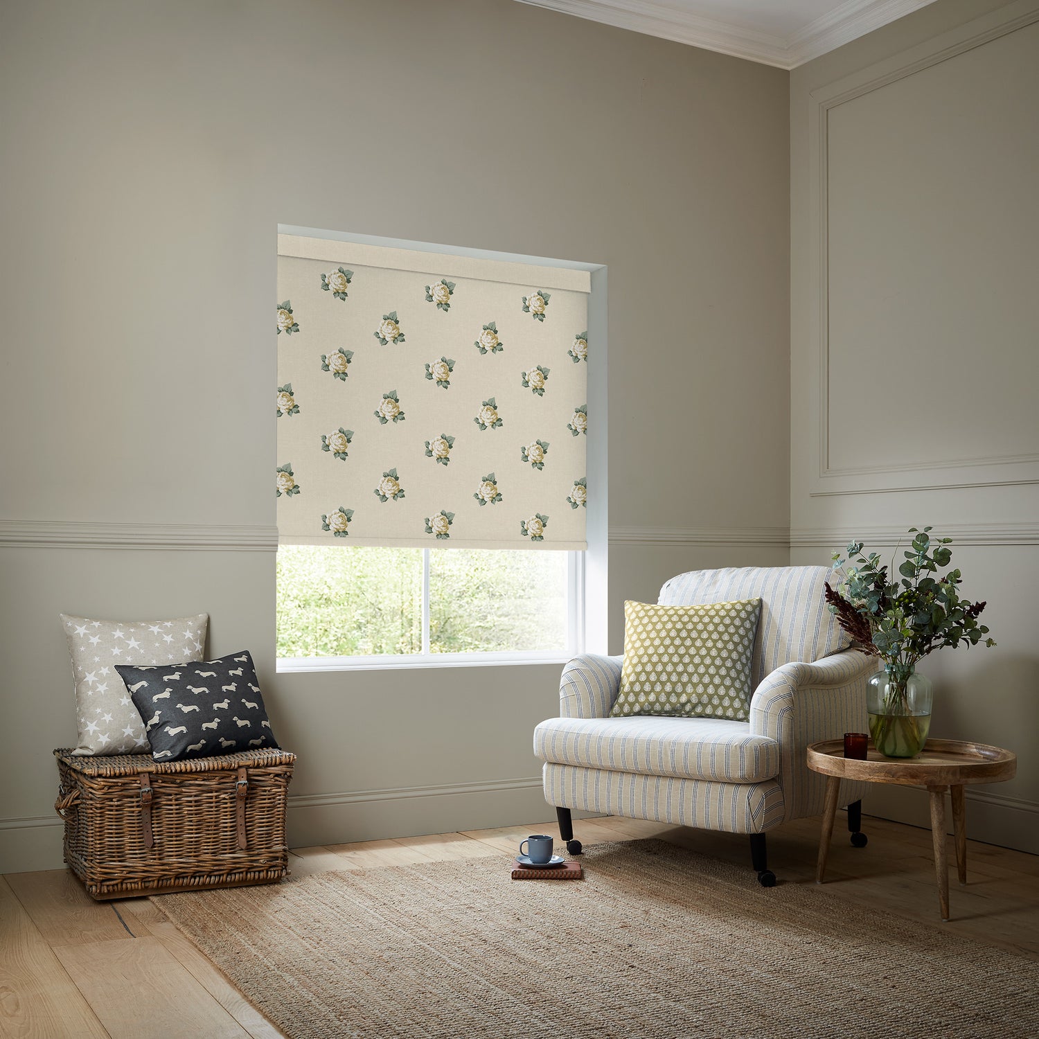 Emily Bond Emily Rose Blackout Made To Measure Roller Blind Gold