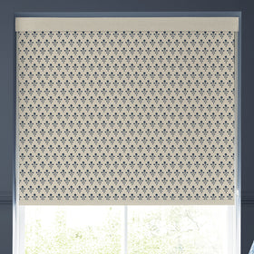 Emily Bond Hawthorn Blackout Made To Measure Roller Blind Indigo