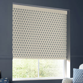 Emily Bond Hawthorn Translucent Made To Measure Roller Blind Indigo