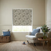 Emily Bond Somerset Rose Translucent Made To Measure Roller Blind Vintage Blue