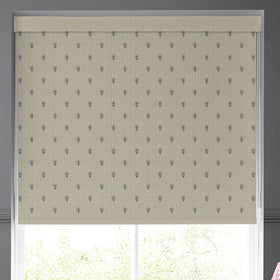 Emily Bond Wild Thyme Blackout Made To Measure Roller Blind Charcoal