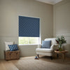 Emily Bond Wild Thyme Translucent Made To Measure Roller Blind Indigo