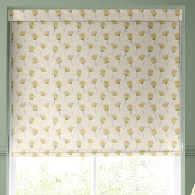 Emily Bond Cornflower Blackout Made To Measure Roller Blind Yellow