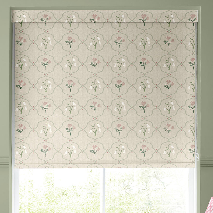 Emily Bond Margot Blackout Made To Measure Roller Blind Rose
