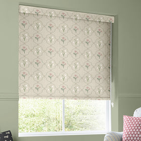 Emily Bond Margot Translucent Made To Measure Roller Blind Rose