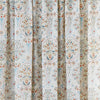 Dreams and Drapes Edena Decorative Floral Ready Made Pencil Pleat Curtains 66 x 72 Natural