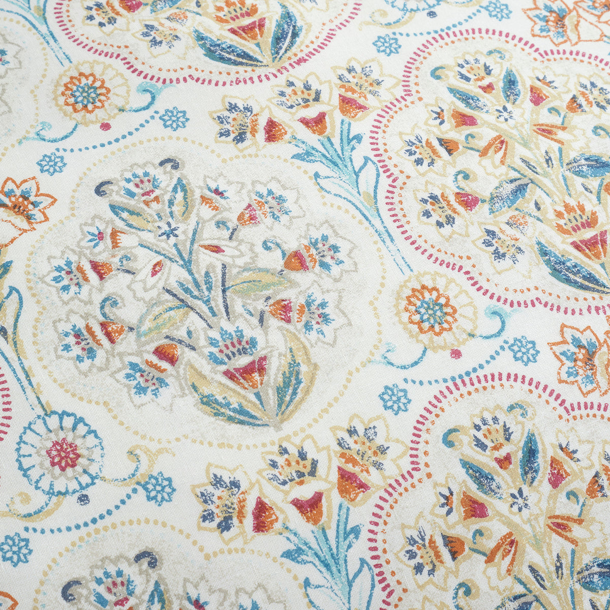 Dreams & Drapes Edena Decorative Floral Duvet Cover Bedding Set Natural