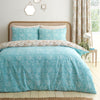 Dreams and Drapes Edena Decorative Floral Duvet Cover Bedding Set Natural