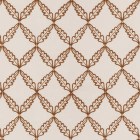 Ashley Wilde Edie Embroidered Fabric Paprika