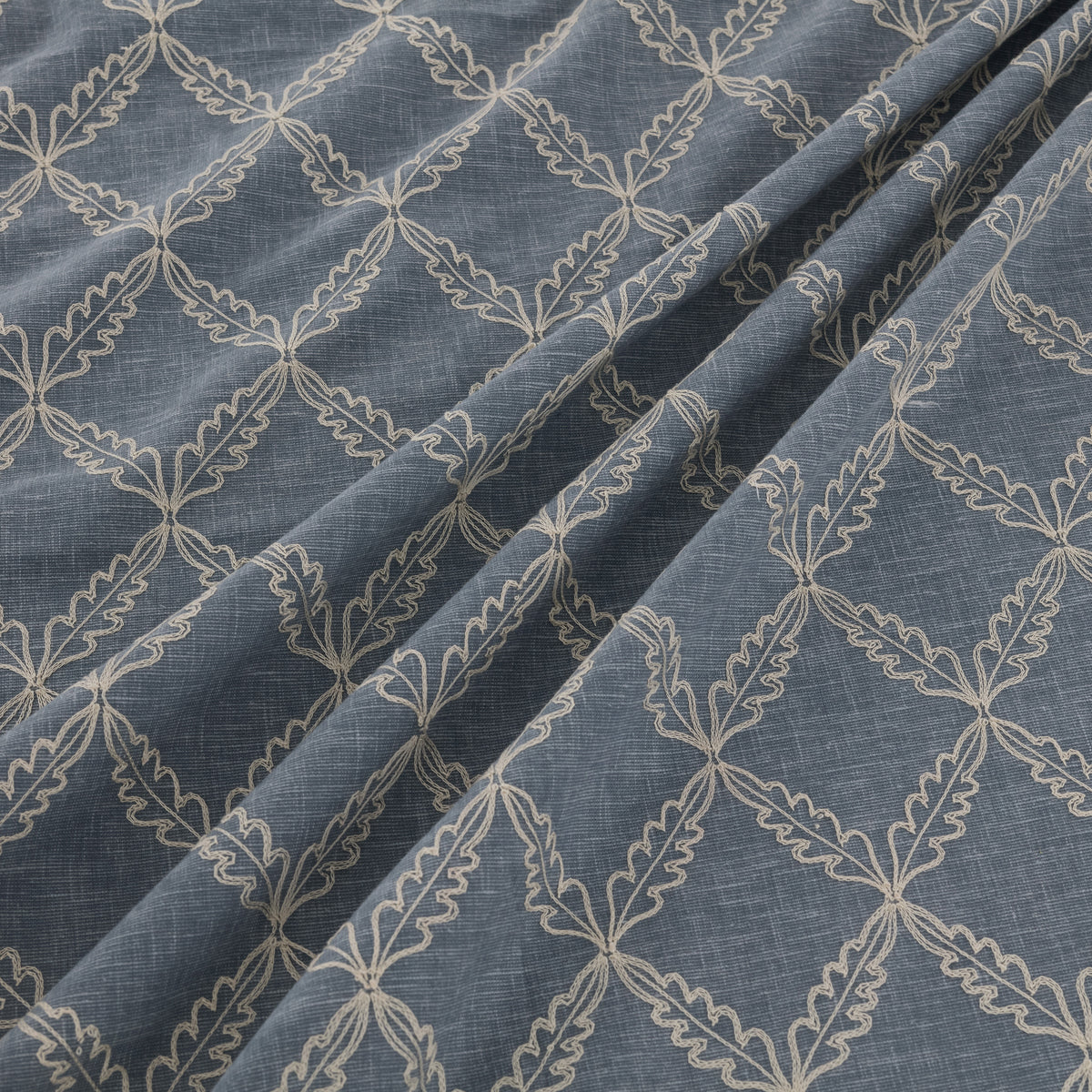 Ashley Wilde Edie Embroidered Fabric Denim