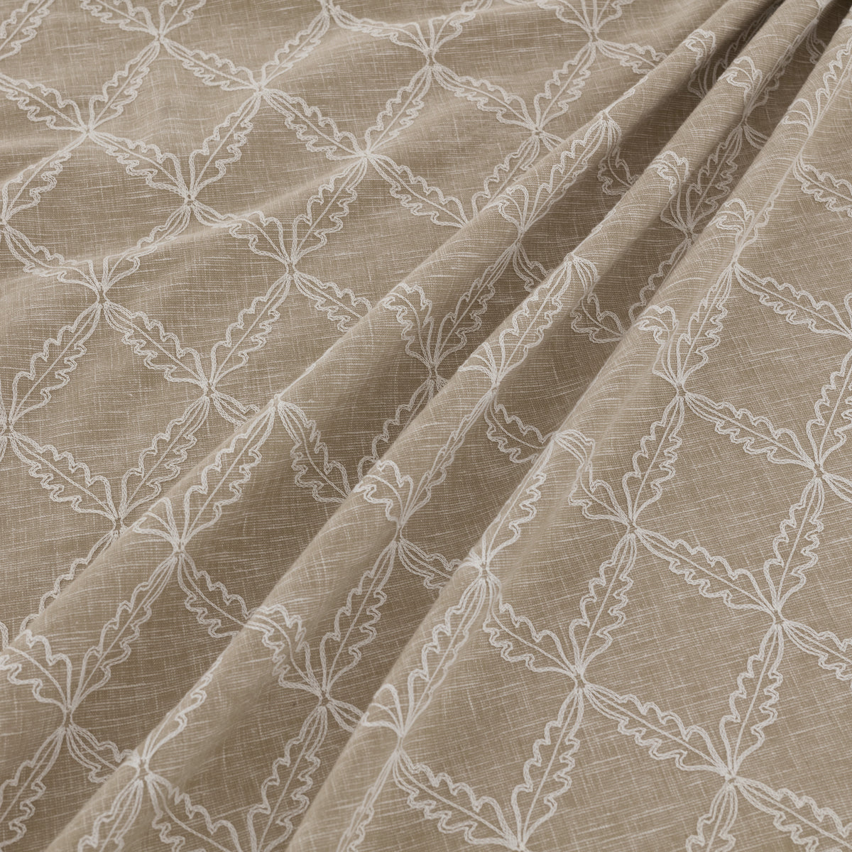 Ashley Wilde Edie Embroidered Fabric Linen