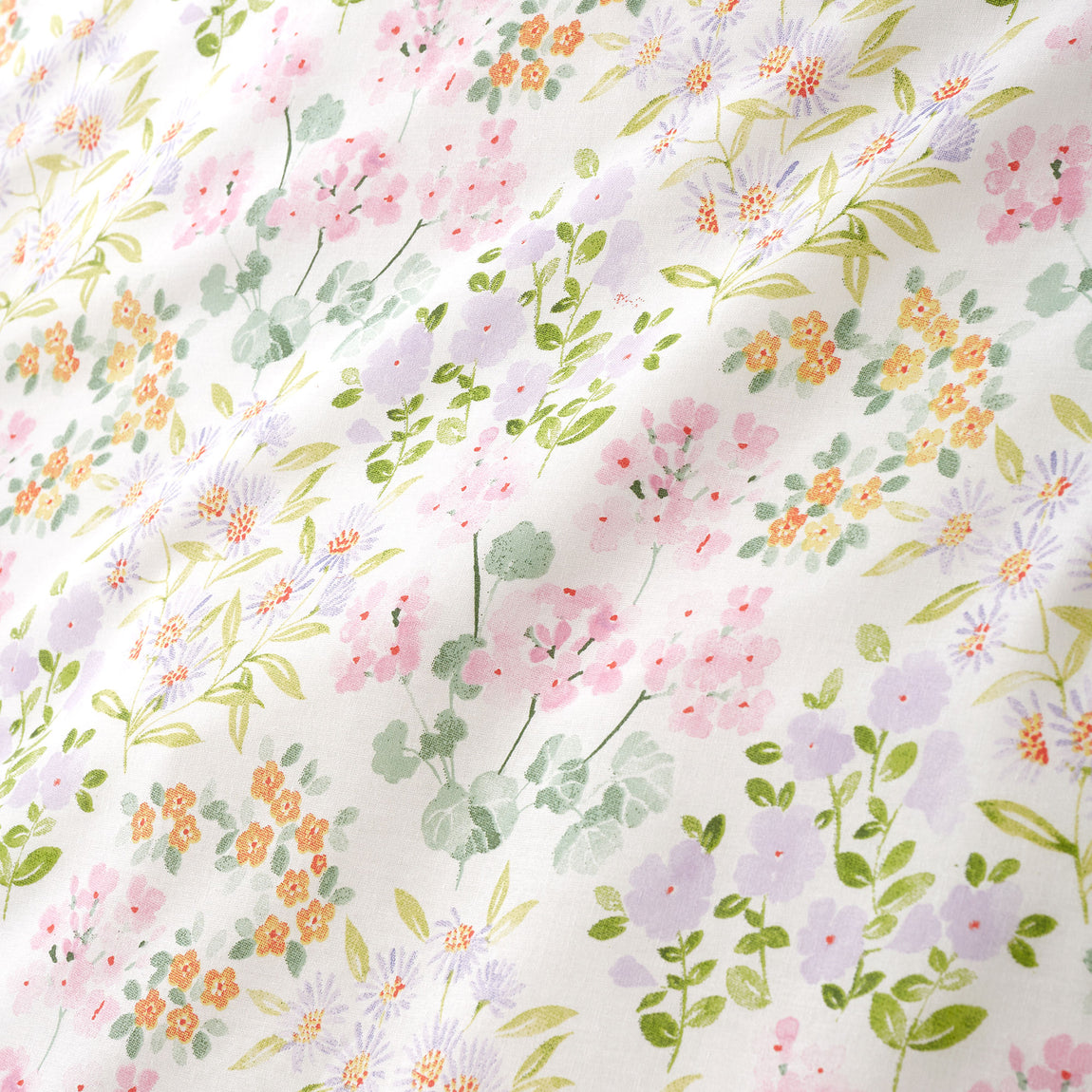 Dreams & Drapes Edith Floral Duvet Cover Bedding Set Lilac