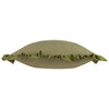 Wylder Effie Cotton Ruffle 45cm x 45cm Filled Cushion Sage Green