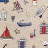 Emma Lawrence Seaside Stories Fabric Linen