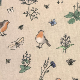 Emma Lawrence Whimsical Wildlife Fabric Linen