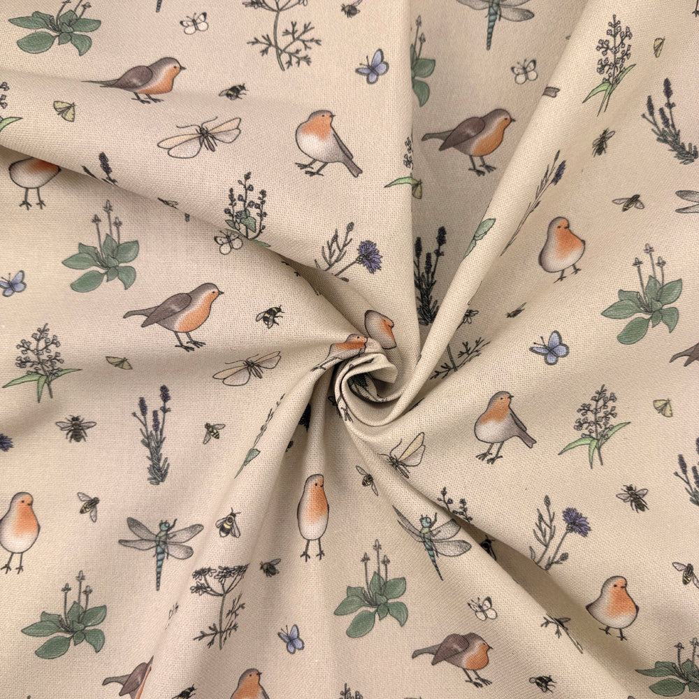 Emma Lawrence Whimsical Wildlife Fabric Linen