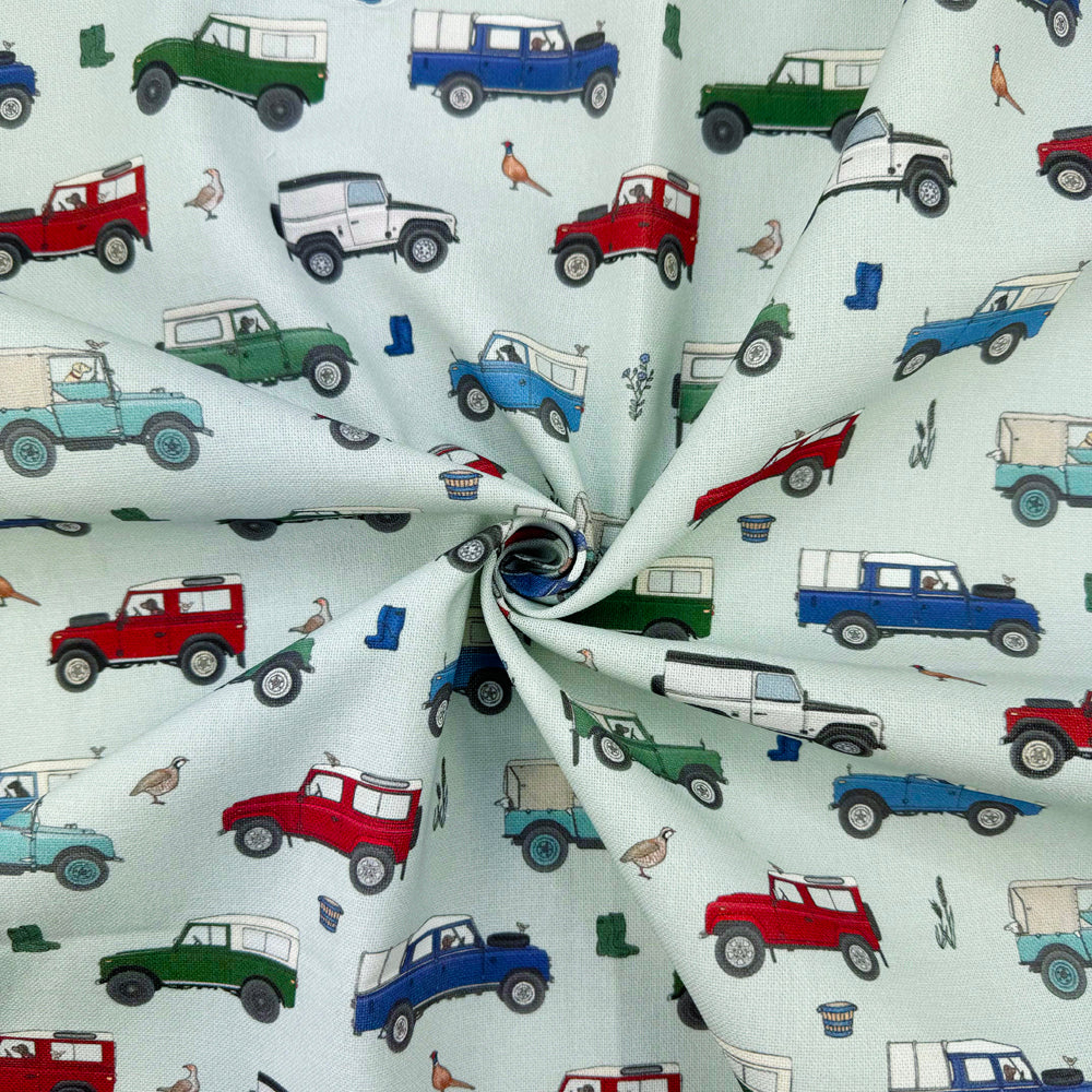 Emma Lawrence Woodland Rover Fabric Egg Shell