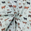 Emma Lawrence Meadow Moo Fabric Egg Shell