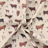 Emma Lawrence Meadow Moo Fabric Linen
