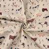 Emma Lawrence Farmyard Friends Fabric Linen