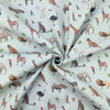 Emma Lawrence Safari Savanah Fabric Duck Egg