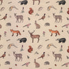 Emma Lawrence Forest Friends Fabric Linen
