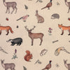 Emma Lawrence Forest Friends Fabric Linen