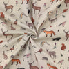 Emma Lawrence Forest Friends Fabric Linen