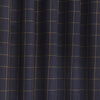 furn. Ellis Check Ready Made Eyelet Curtains Navy