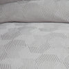 Serene Embossed Geo Duvet Cover Bedding Set Grey
