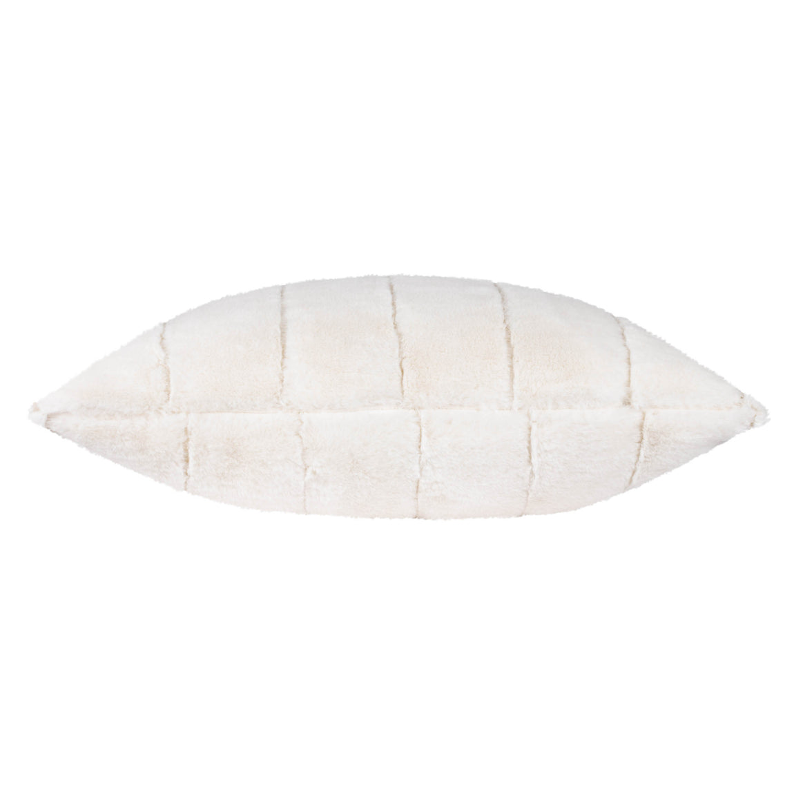 Paoletti Empress Faux Fur 45cm x 45cm Filled Cushion Cream