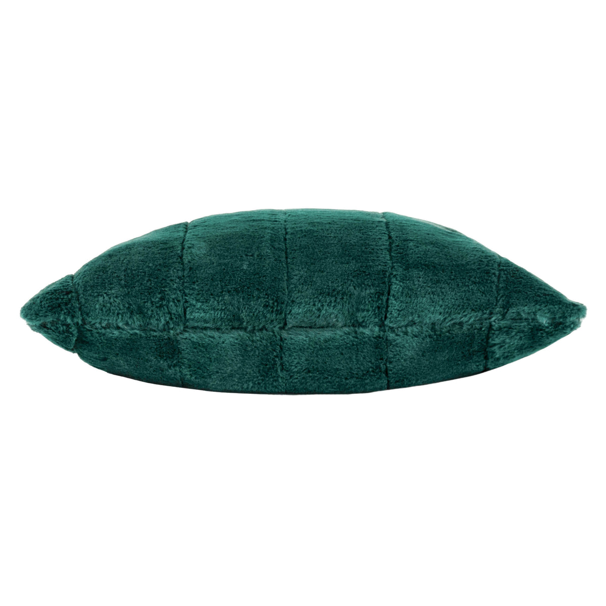 Paoletti Empress Faux Fur 55cm x 55cm Filled Cushion Emerald