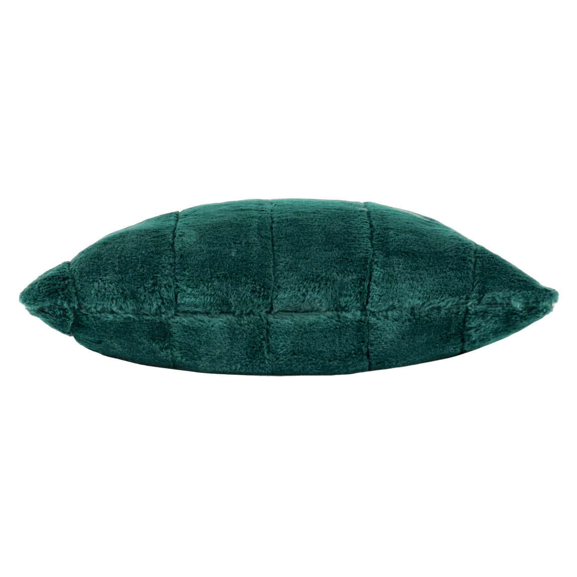 Paoletti Empress Faux Fur 55cm x 55cm Filled Cushion Emerald